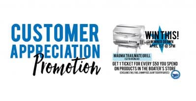 Boater's Store Customer Appreciation Promotion